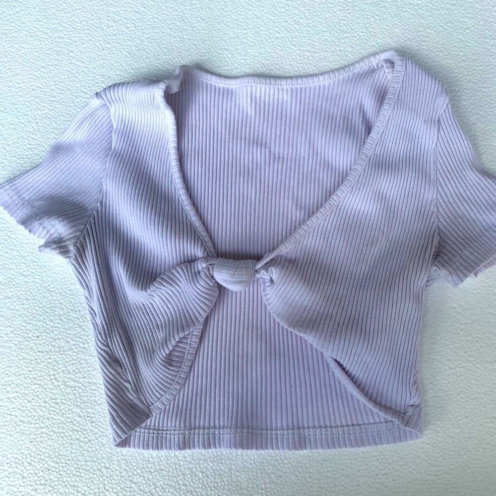 Knot front crop top SOLD